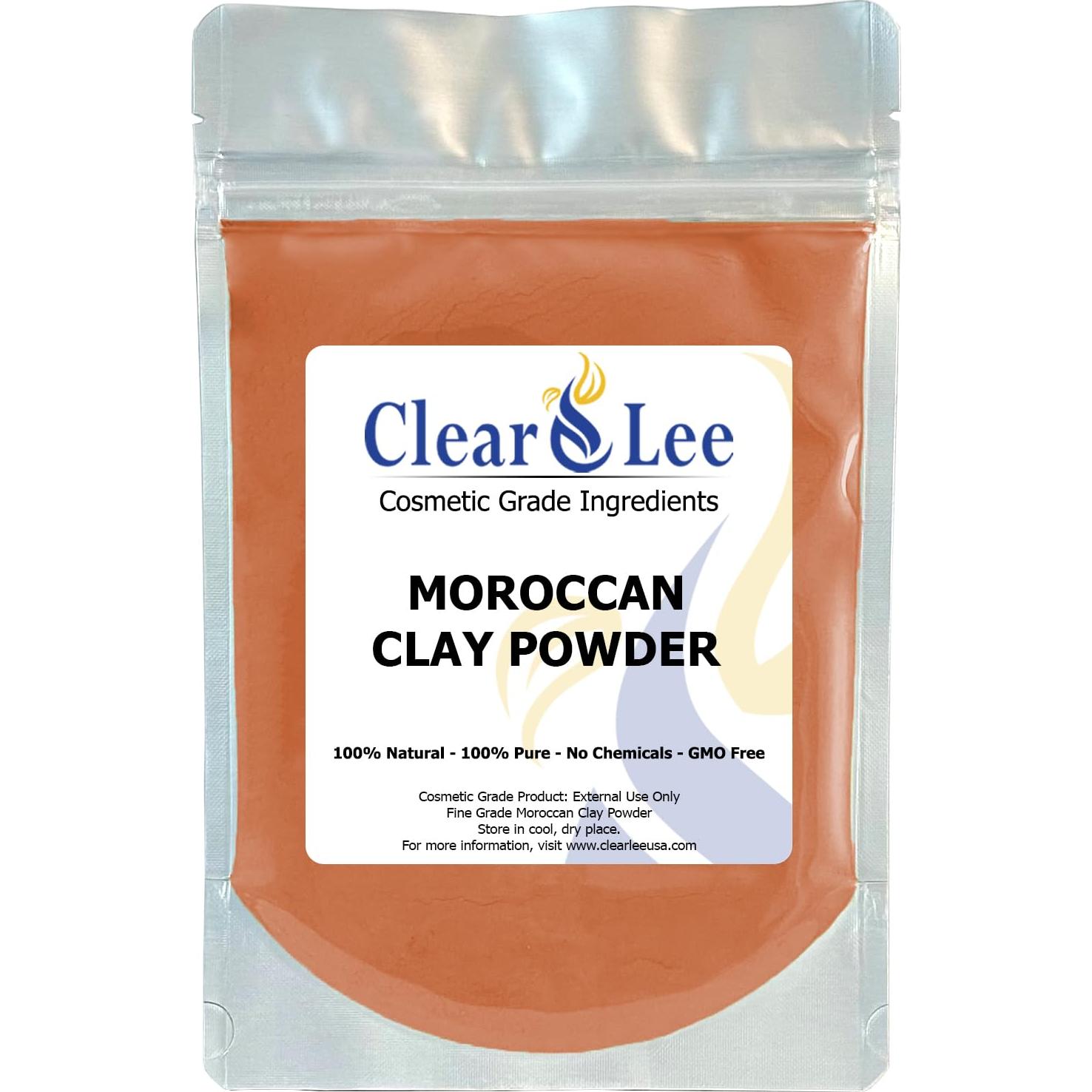 Paquete de 5 Polvos de Arcilla Cosmética ClearLee - 100% Pura