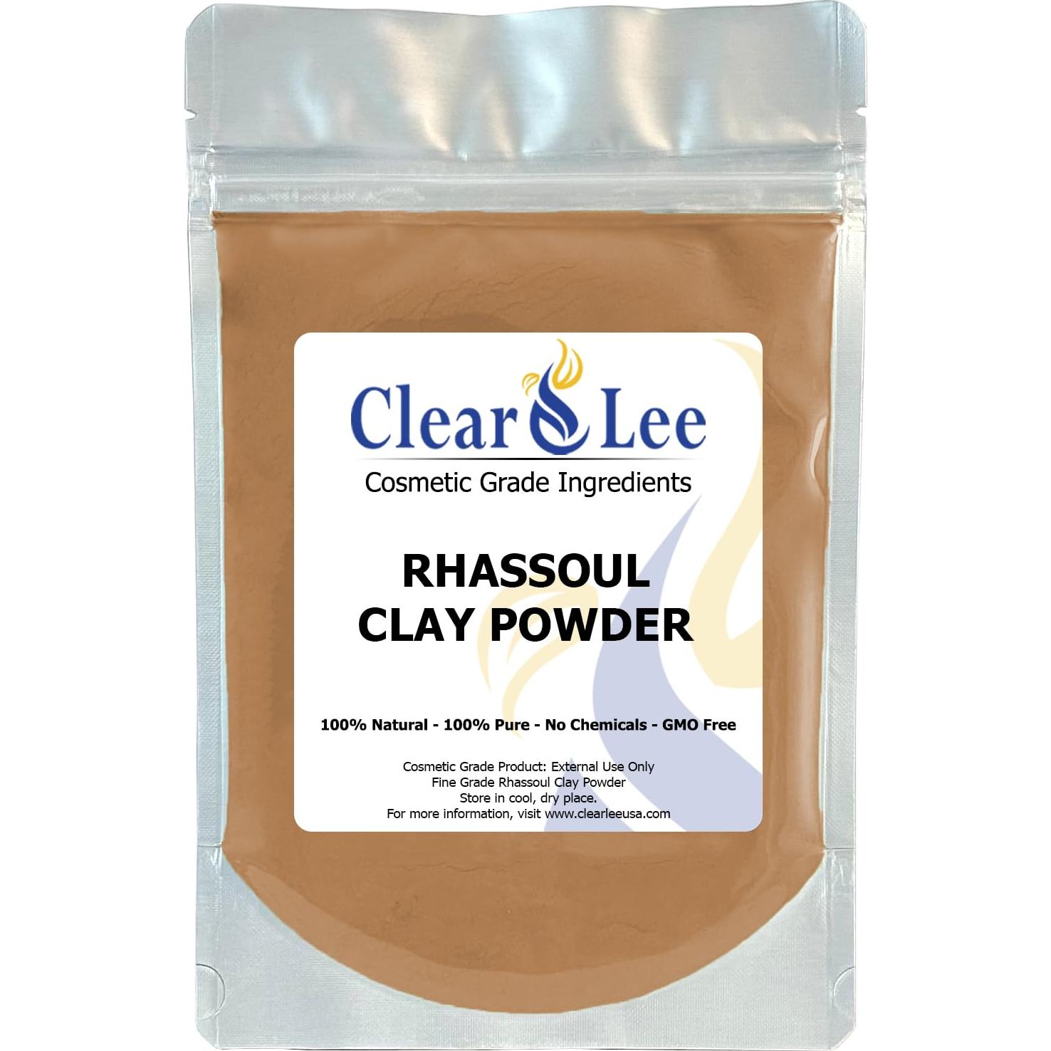 Paquete de 5 Polvos de Arcilla Cosmética ClearLee - 100% Pura