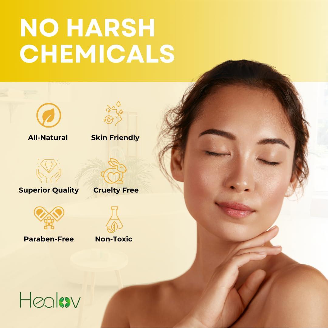 Mascarilla Facial de Azufre Healov - Cuidado Piel Grasa y Acné