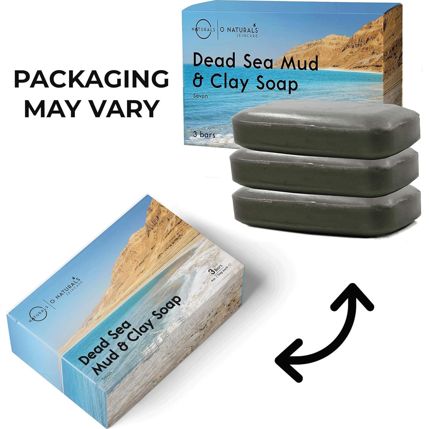 Jabón Natural O NATURALS de Barro y Arcilla 3 Piezas 113g