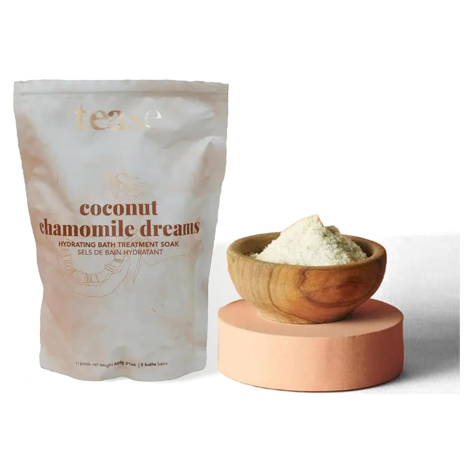 Sal de Baño Tease Tea de Manzanilla y Coco - Hidratante 117g