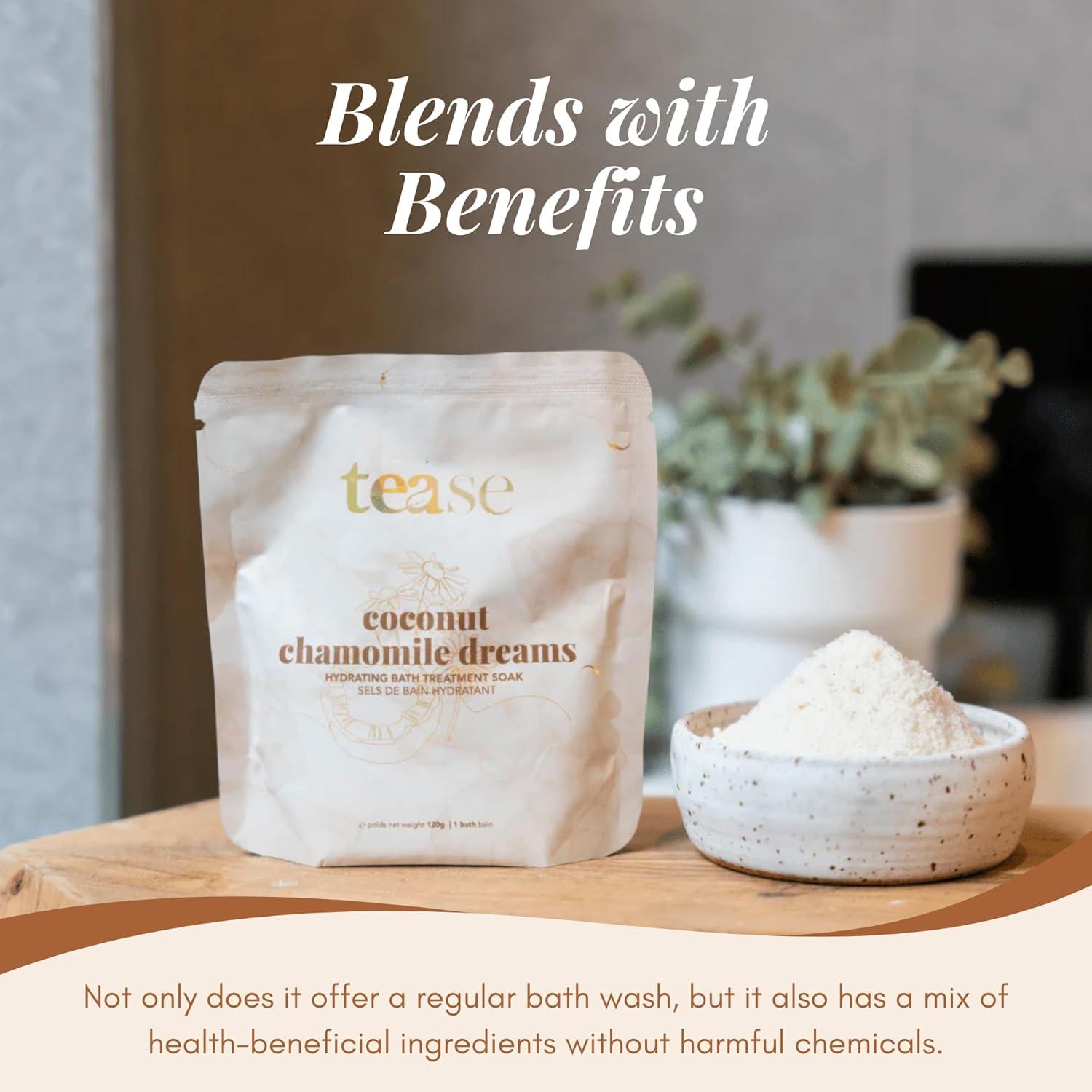 Sal de Baño Tease Tea de Manzanilla y Coco - Hidratante 117g