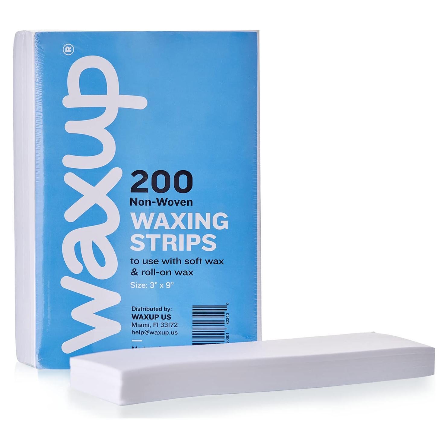 Cintas de Cera No Tejidas Waxup 200 Piezas 7.62x22.86cm