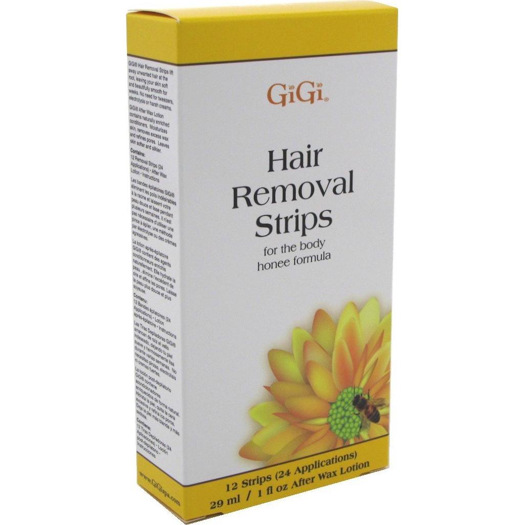 Cintas Depilatorias GiGi para el Cuerpo 12 Cintas (24 Aplicaciones)