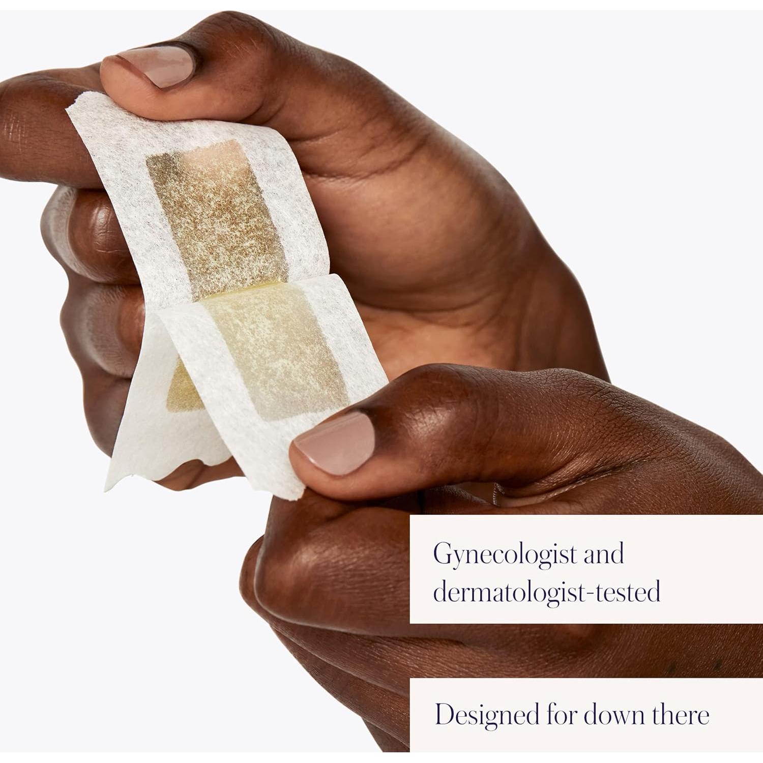 Kit de Cera para Mujeres Flamingo - 48 Tiras y 16 Paños Post-Cera