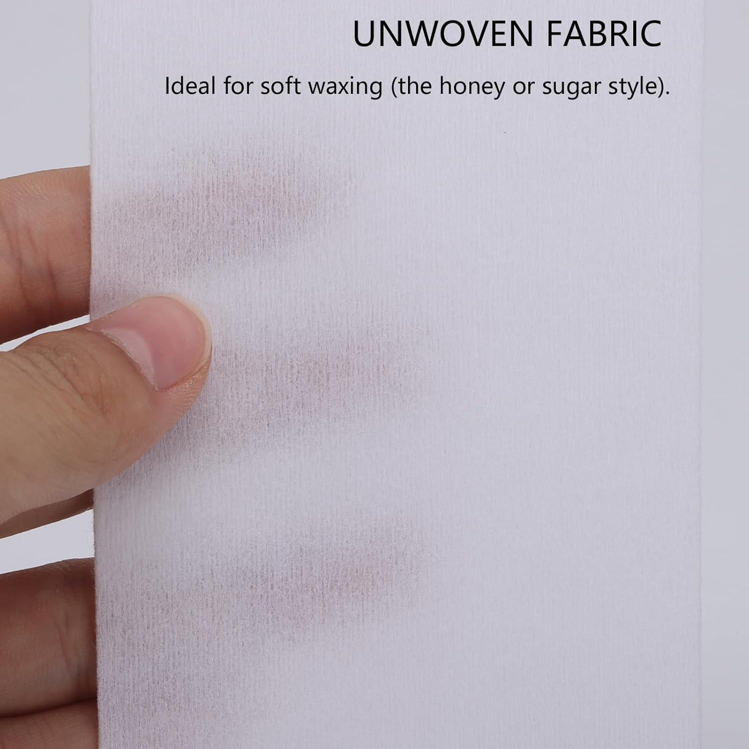 500 Tiras de Papel de Cera No Tejido Ohlove para Depilación
