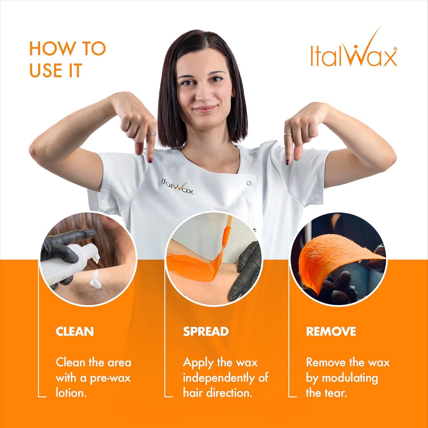 Cera Dura Italwax Top Line Coral 750g - Piel Sensible