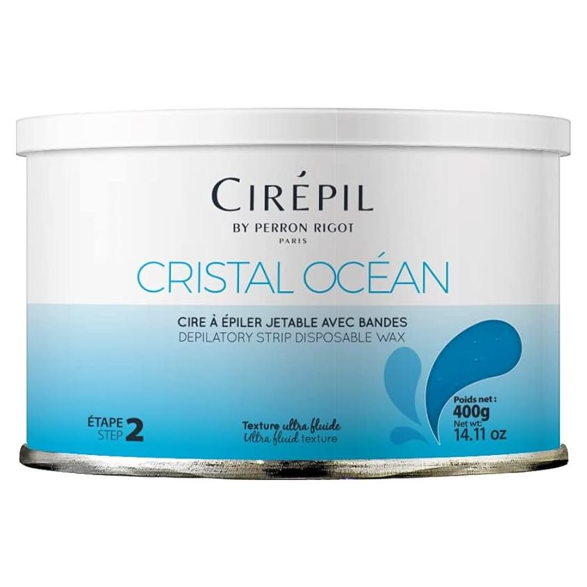 Cera Depilatoria Cirepil Cristal Océano 400g - Sin Fragancia - Pieles Sensibles