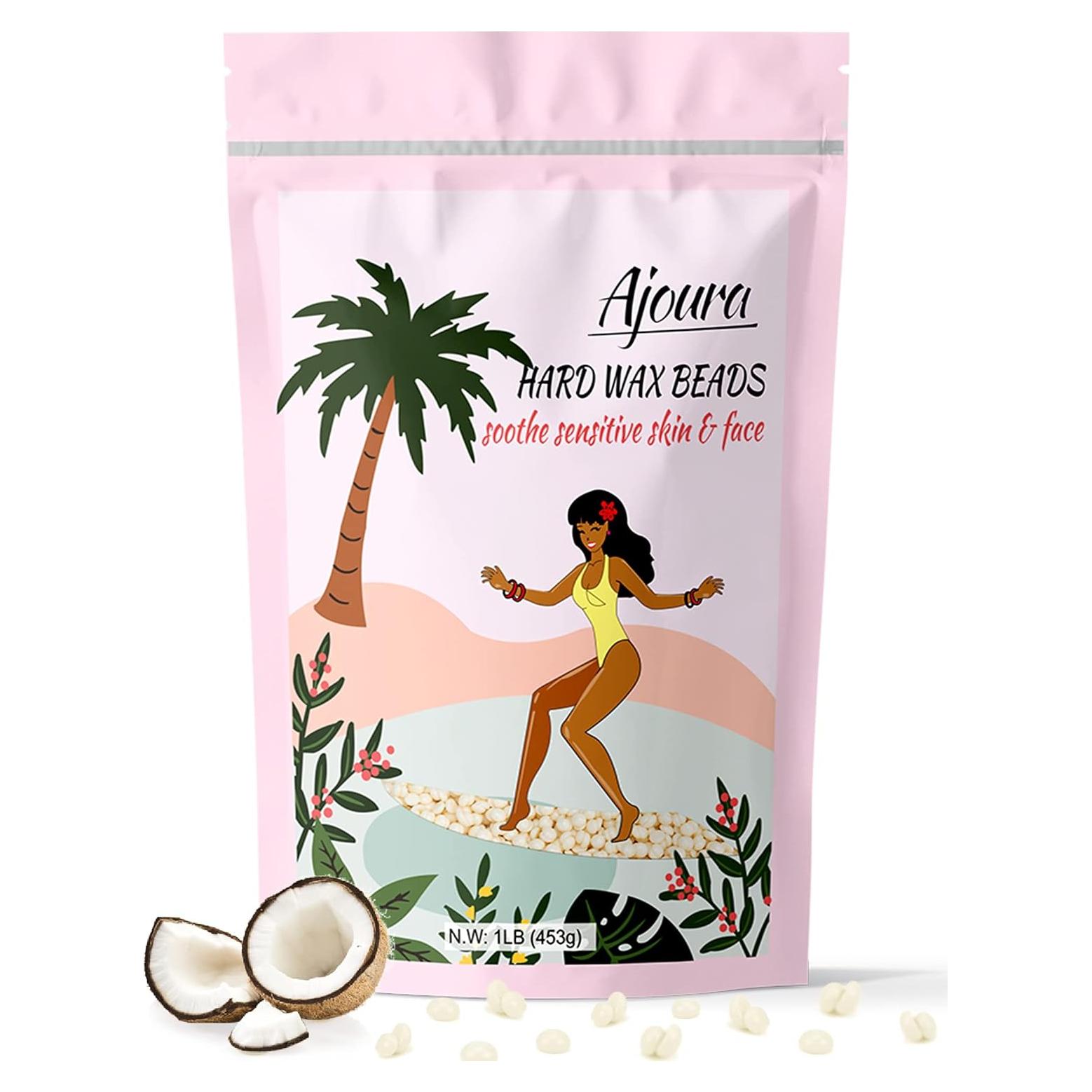 Granos de Cera Dura Ajoura 0.45 kg para Depilación Efectiva