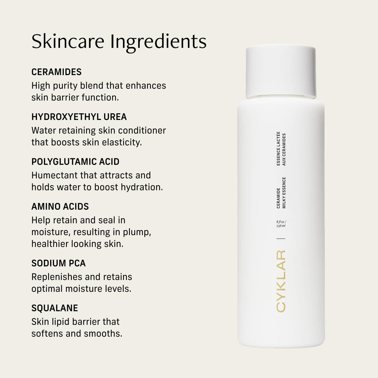 Loción Corporal Sin Fragancia Cyklar 236.6 ml - Hidratante Ceramida