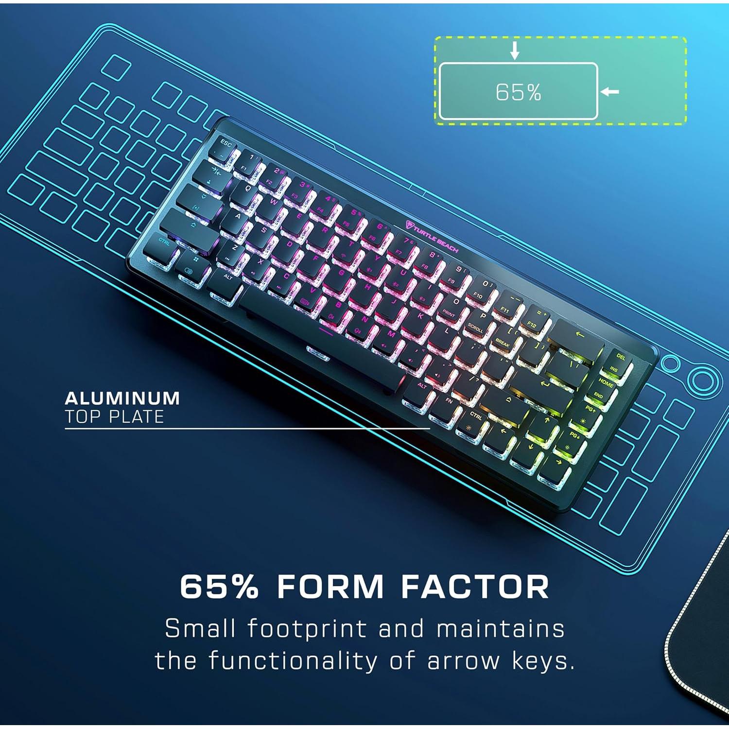 Teclado Mecánico Inalámbrico Turtle Beach Vulcan II Mini 65%