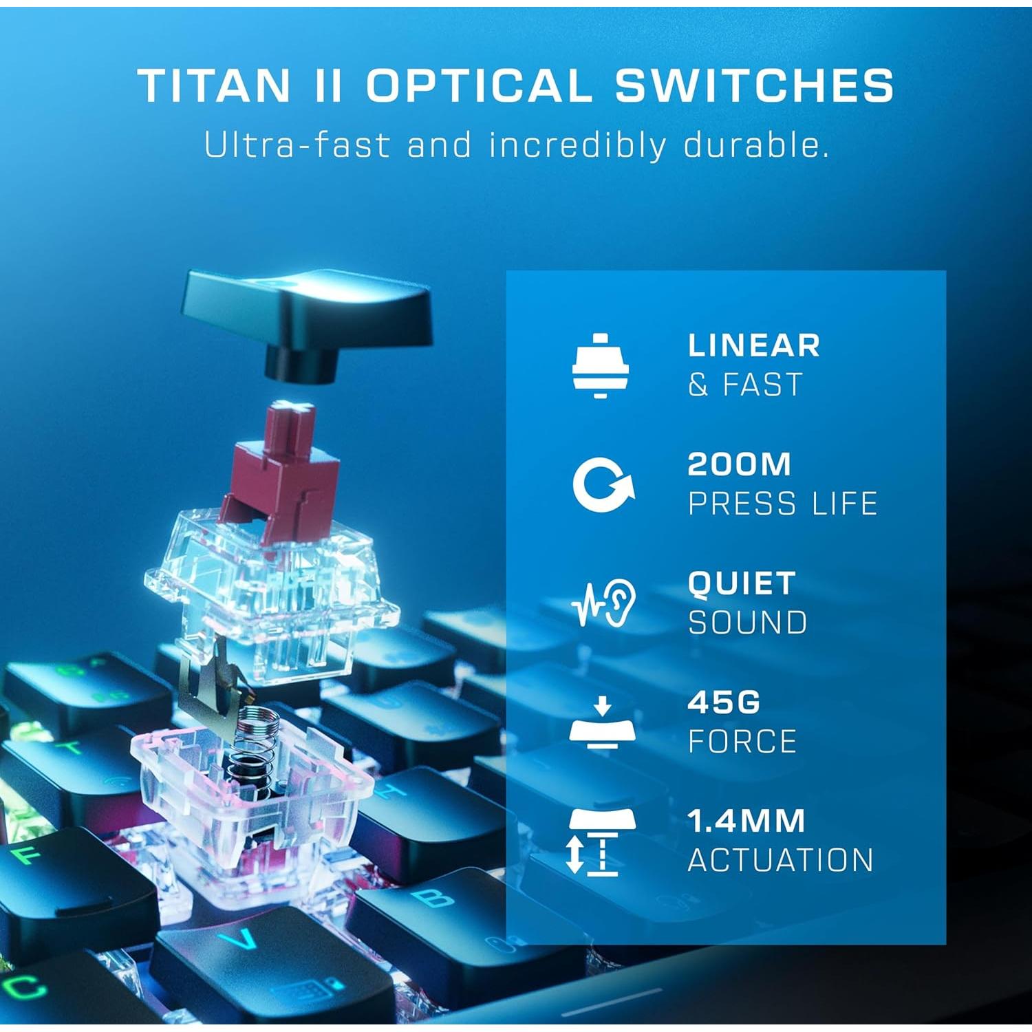 Teclado Mecánico Inalámbrico Turtle Beach Vulcan II Mini 65%