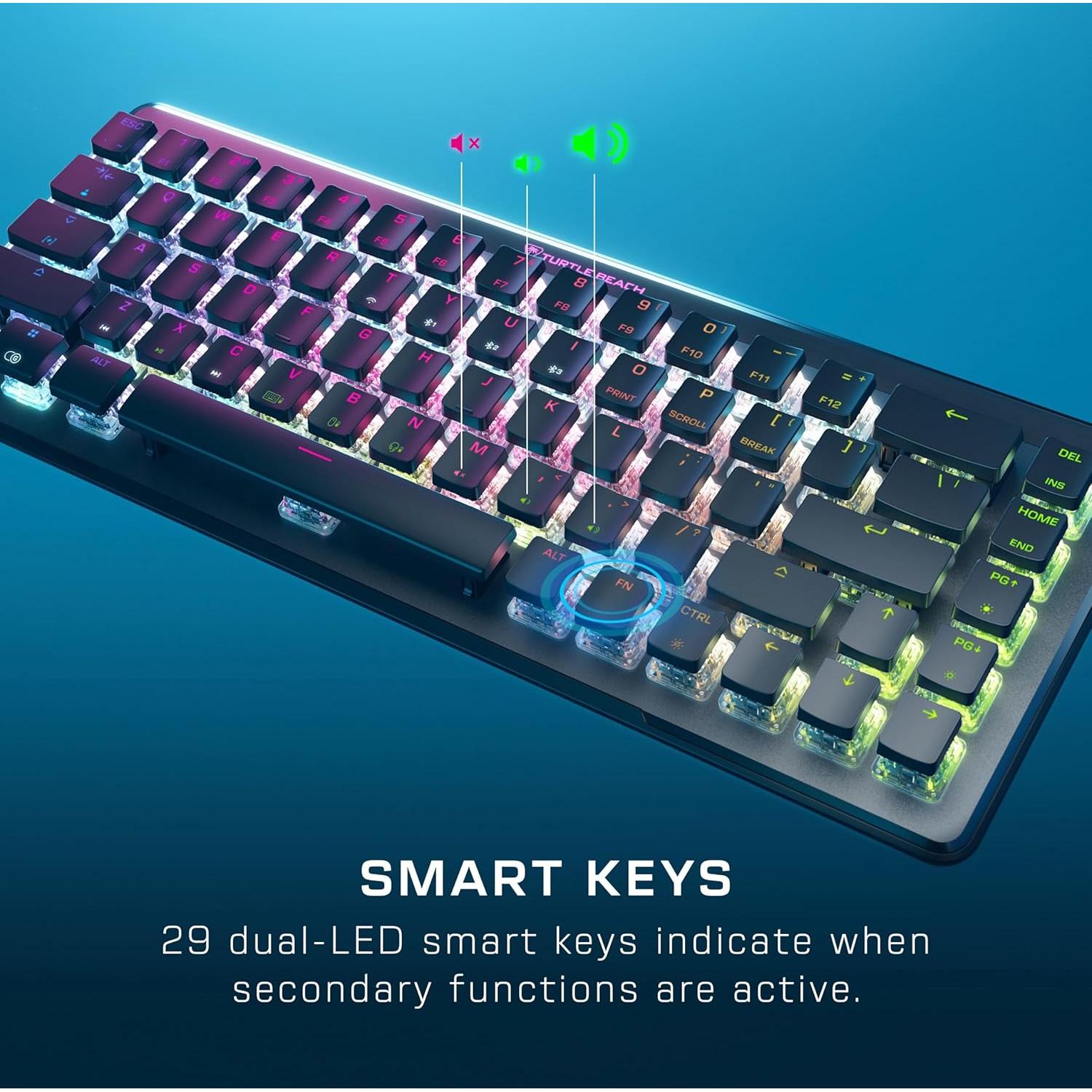 Teclado Mecánico Inalámbrico Turtle Beach Vulcan II Mini 65%