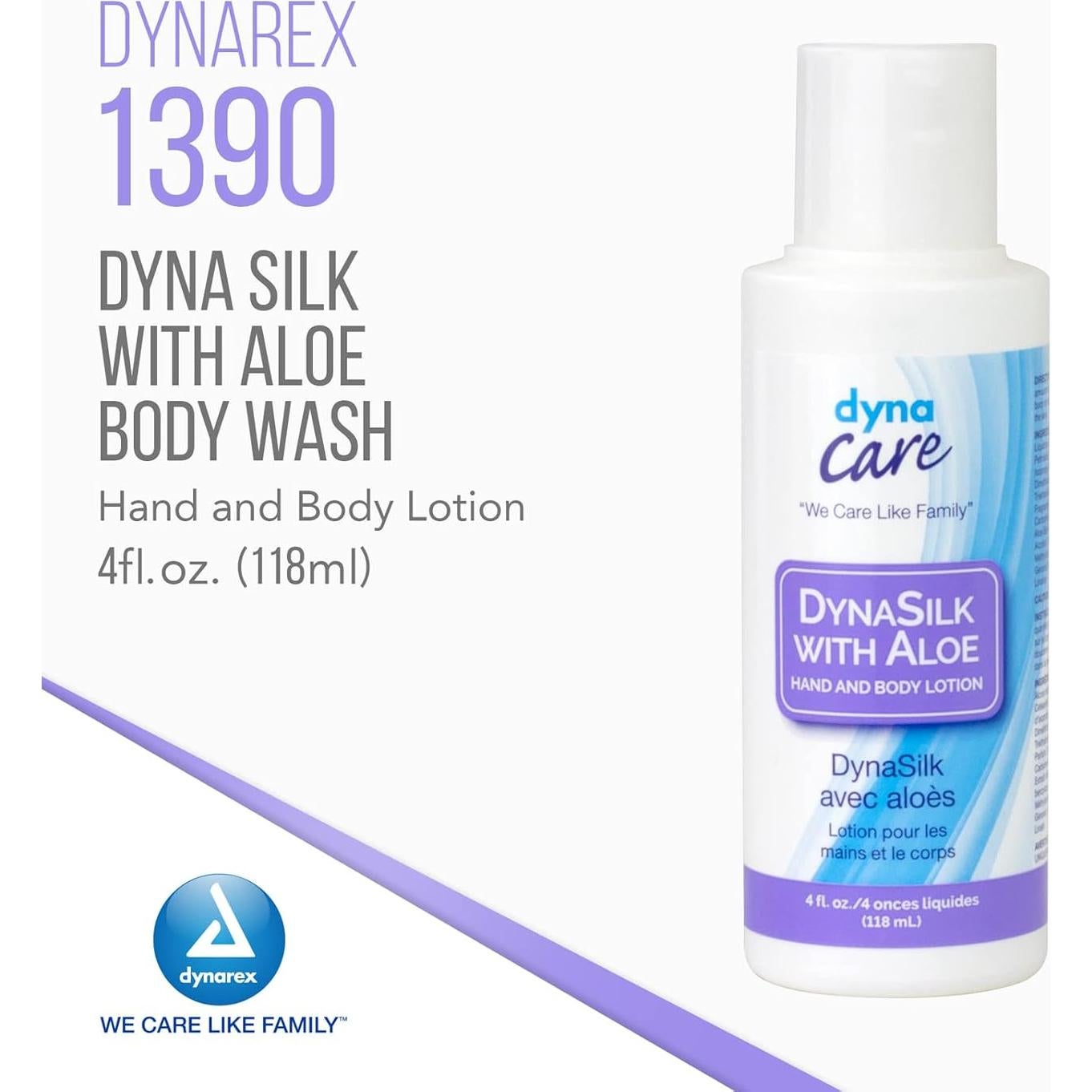 Loción Hidratante Dynarex DynaSilk con Aloe 113.4 g