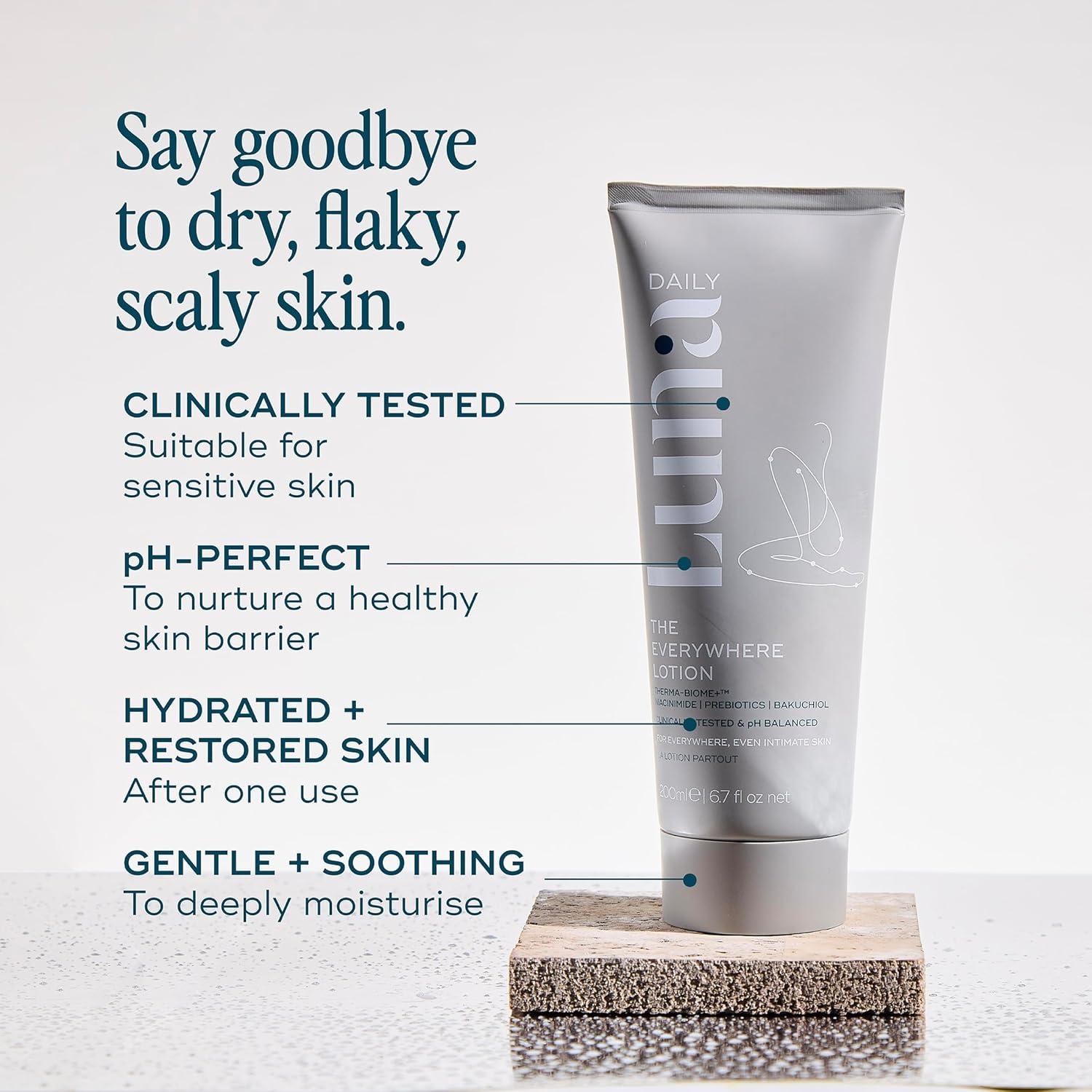 Loción Corporal Hidratante Luna Daily 218g - Piel Seca y Sensible