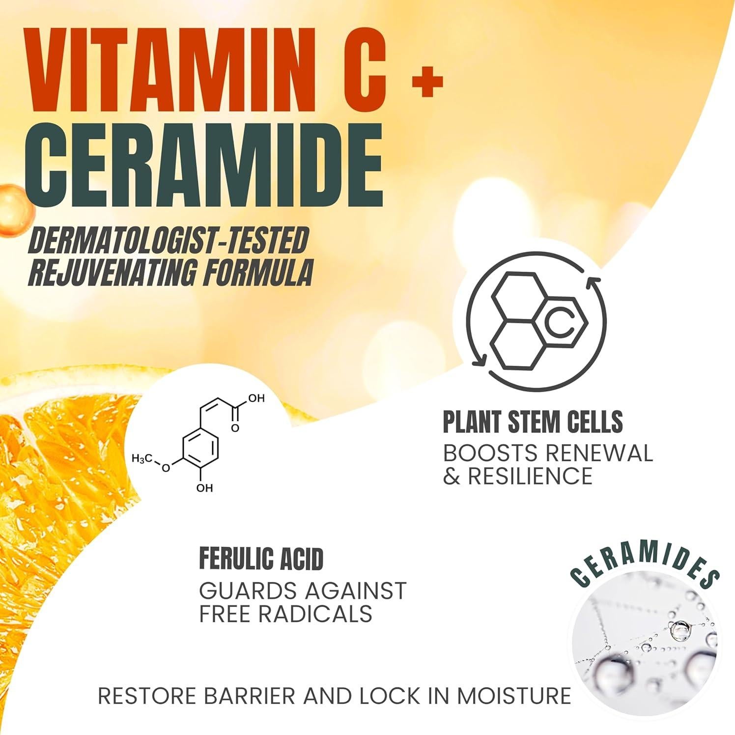 Loción Corporal Hidratante Vitamina C Ceramidas 478 ml