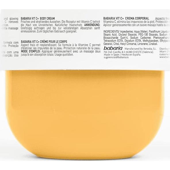 Hidratante Corporal Vitamina C 400 ml - Ilumina y Hidrata