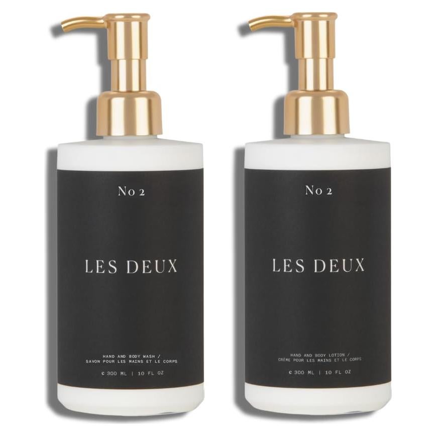 Set de Cuidado Corporal Les Deux - Gel de Ducha y Loción Hidratante
