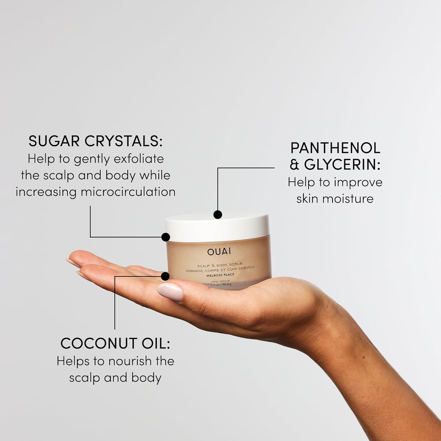 Exfoliante Corporal y del Cuero Cabelludo OUAI 96 g Melrose Place