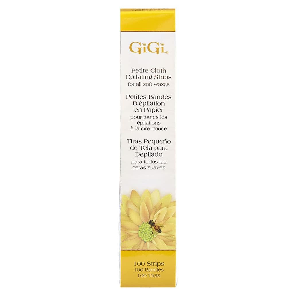 Tiras de Cera GiGi para Depilación - 100 Tiras Pequeñas
