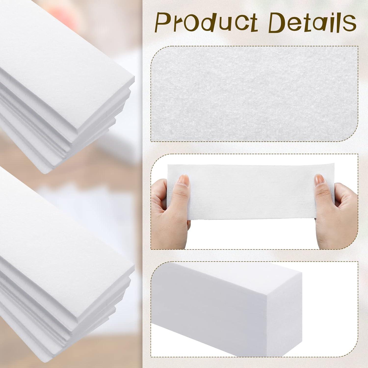 2000 Tiras de Cera No Tejidas Dunzy 7x20 cm para Depilación