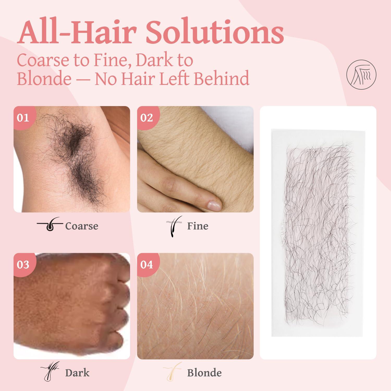 Tiras de Cera Depilatoria WaxPro - 60 Unidades, Rosa