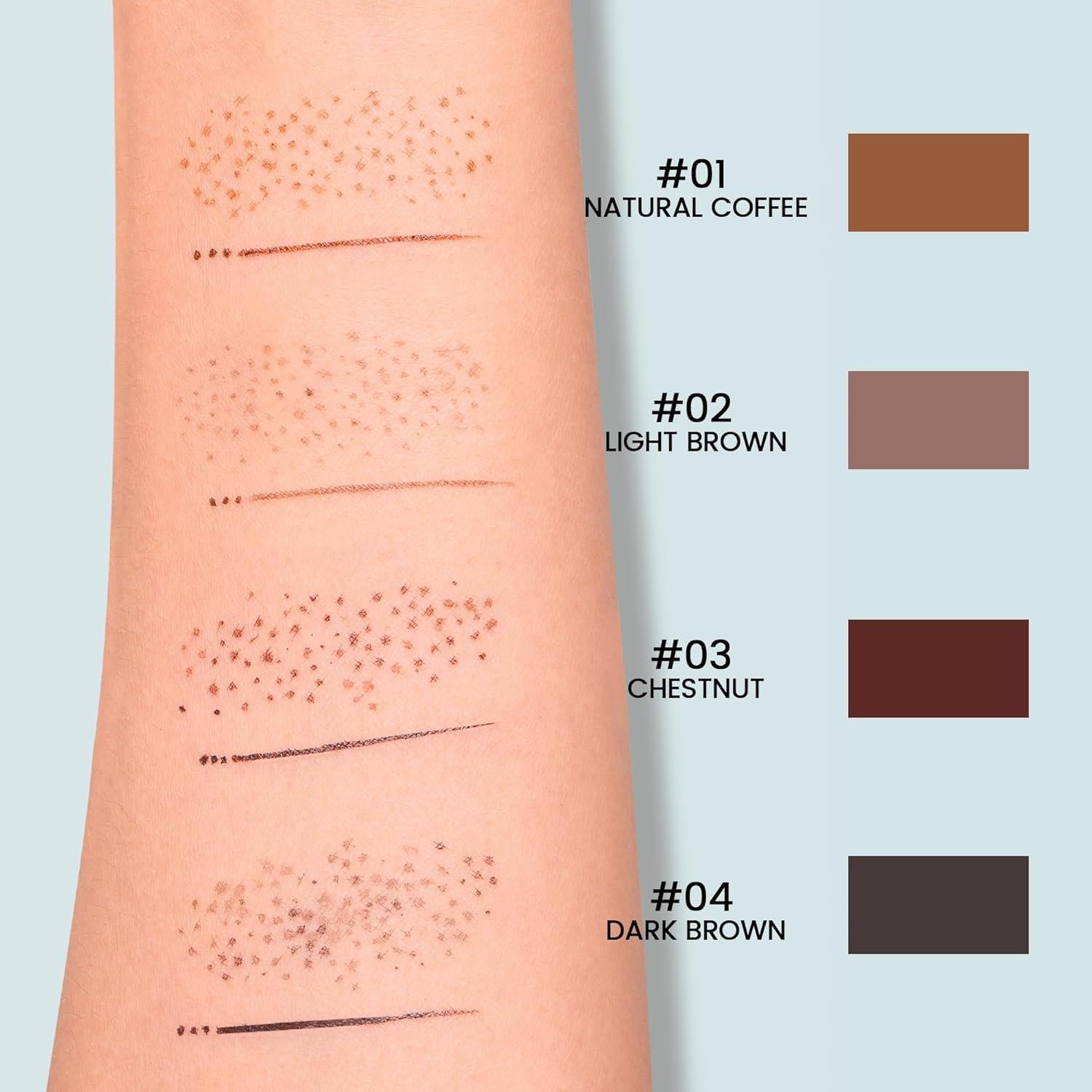 Bolígrafo de Pecas 2 en 1 Pudaier - Sello Impermeable Natural