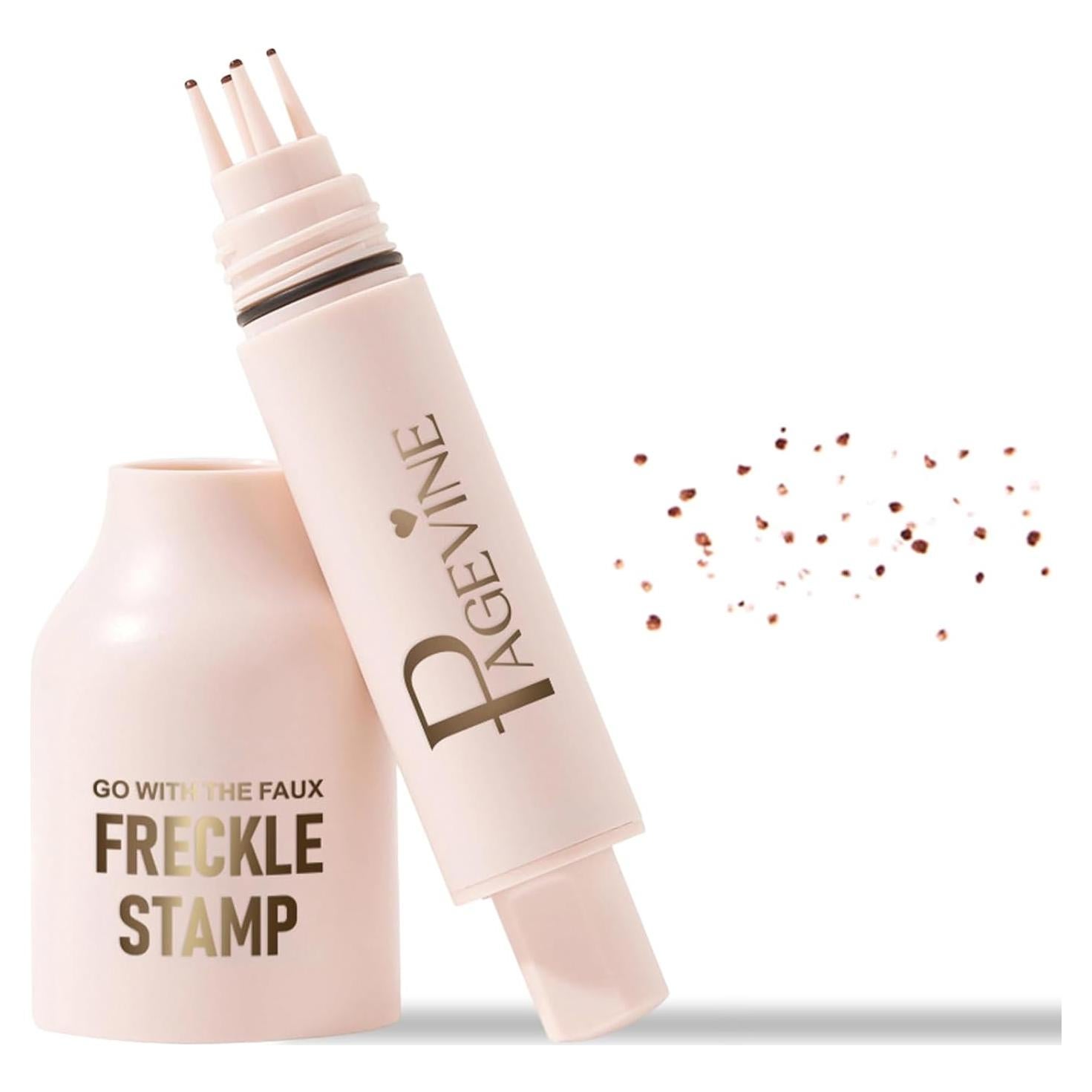 Bolígrafo de Sello de Pecas Falsas FUERHPSH - Impermeable, Color Medio