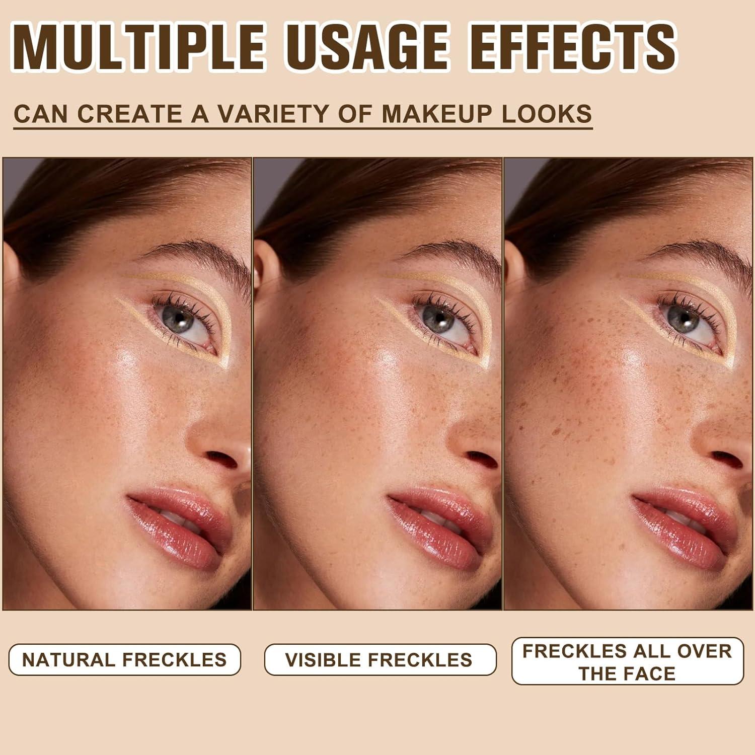 Bolígrafo de Sello de Pecas Falsas FUERHPSH - Impermeable, Color Medio