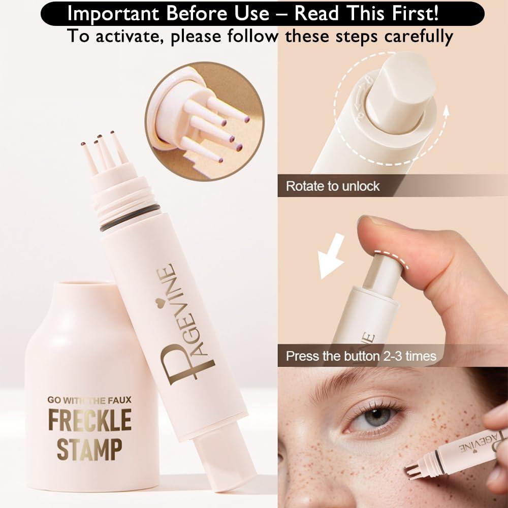 Sello de Pecas Falsas Beauty Glazed - Impermeable y Natural