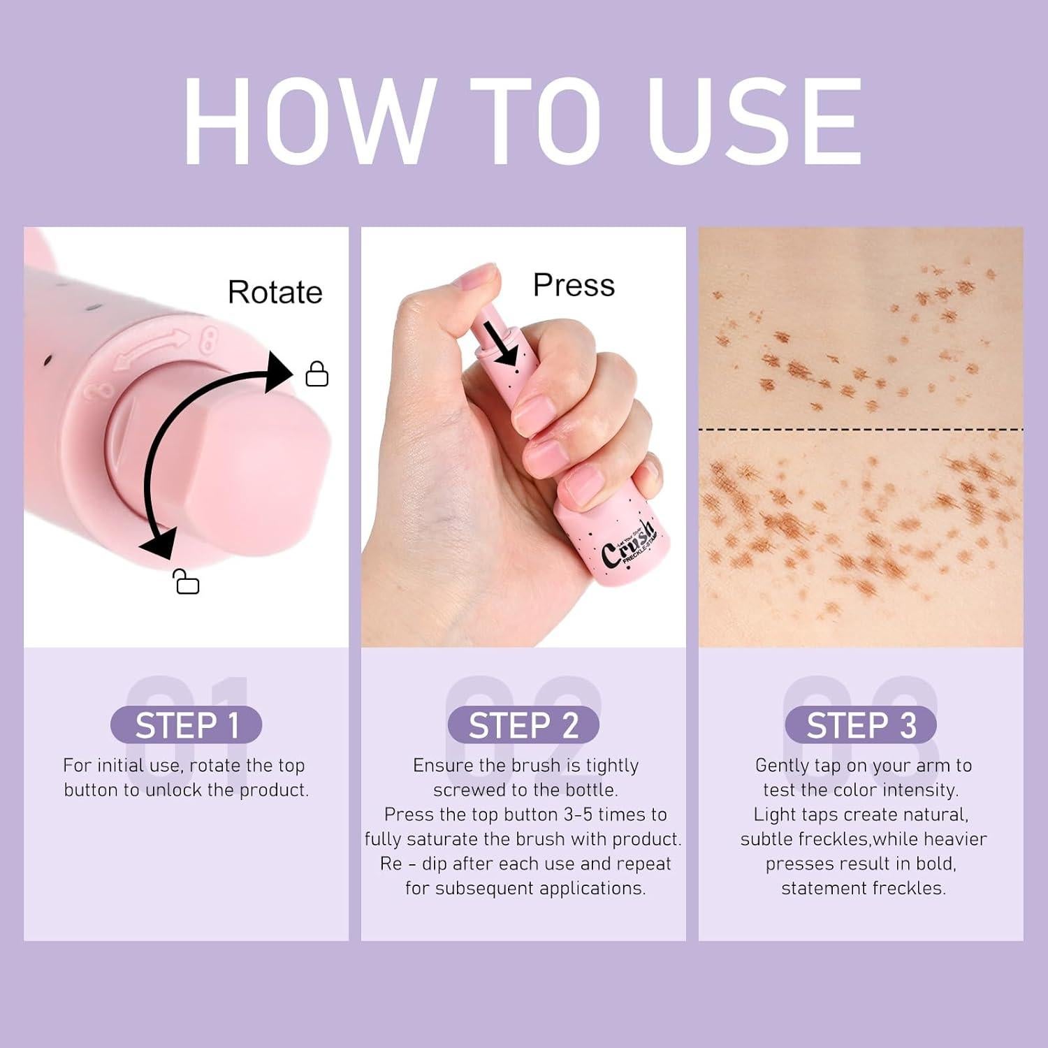 Bolígrafo de Sello de Pecas FREEORR - Líquido Impermeable 1.5g