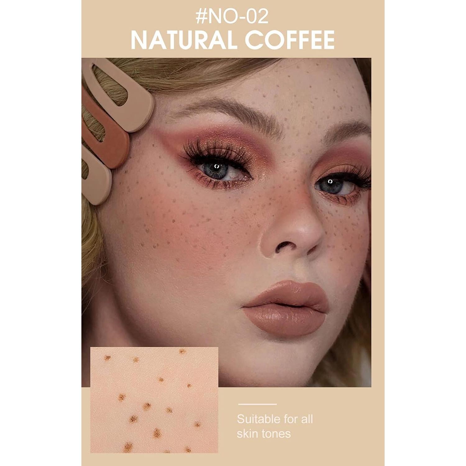 Lápiz para Pecas Café Natural DekRion a Prueba de Agua