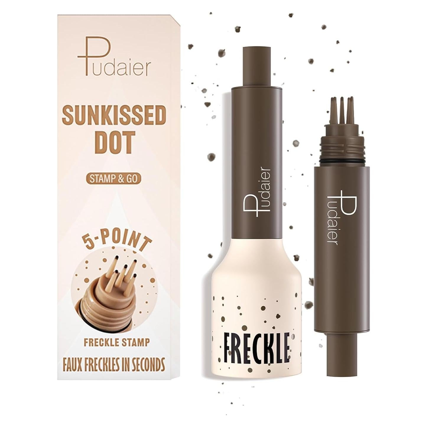 Bolígrafo Sello de Pecas Liopif 5 Puntos Castaño Ceniza