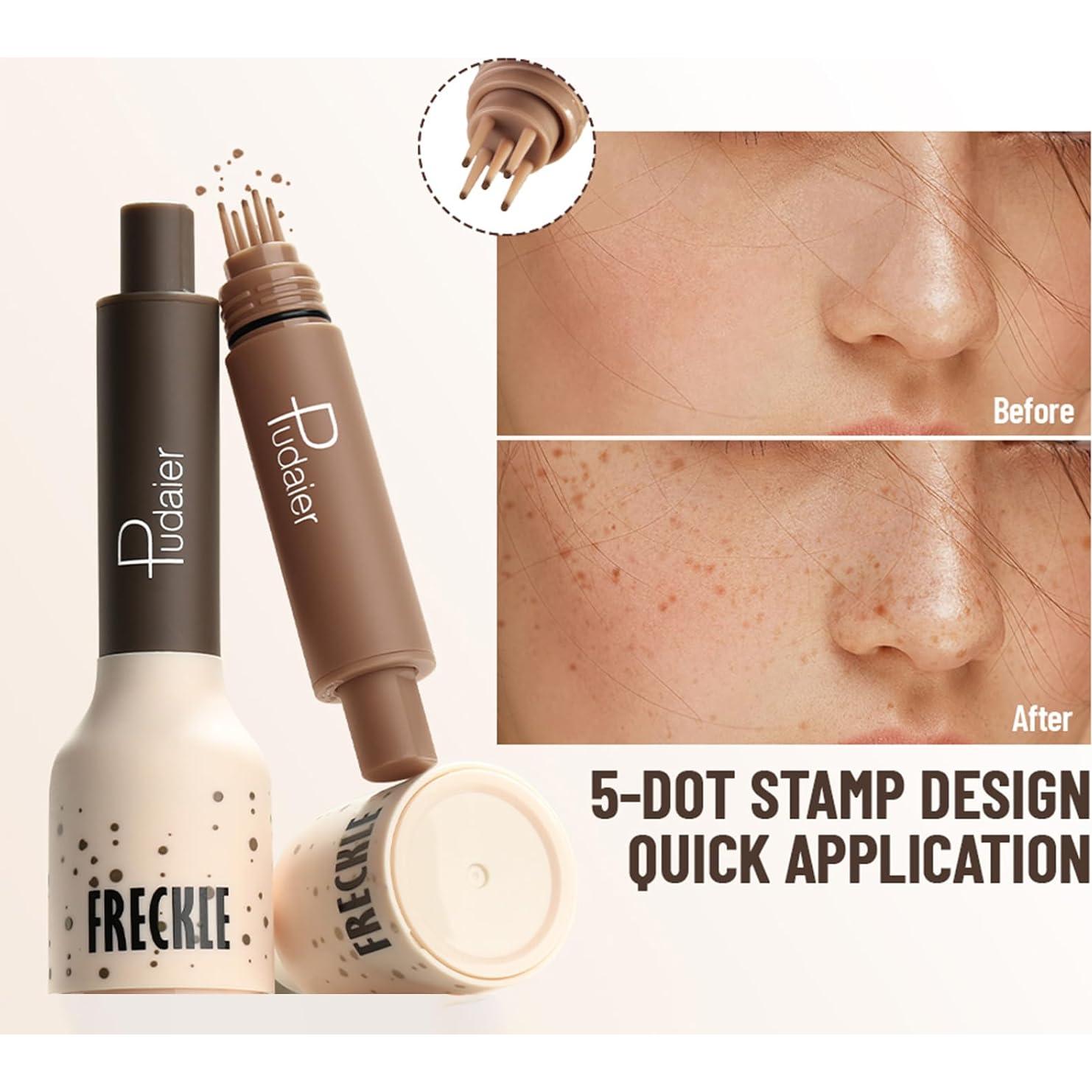 Bolígrafo Sello de Pecas Liopif 5 Puntos Castaño Ceniza