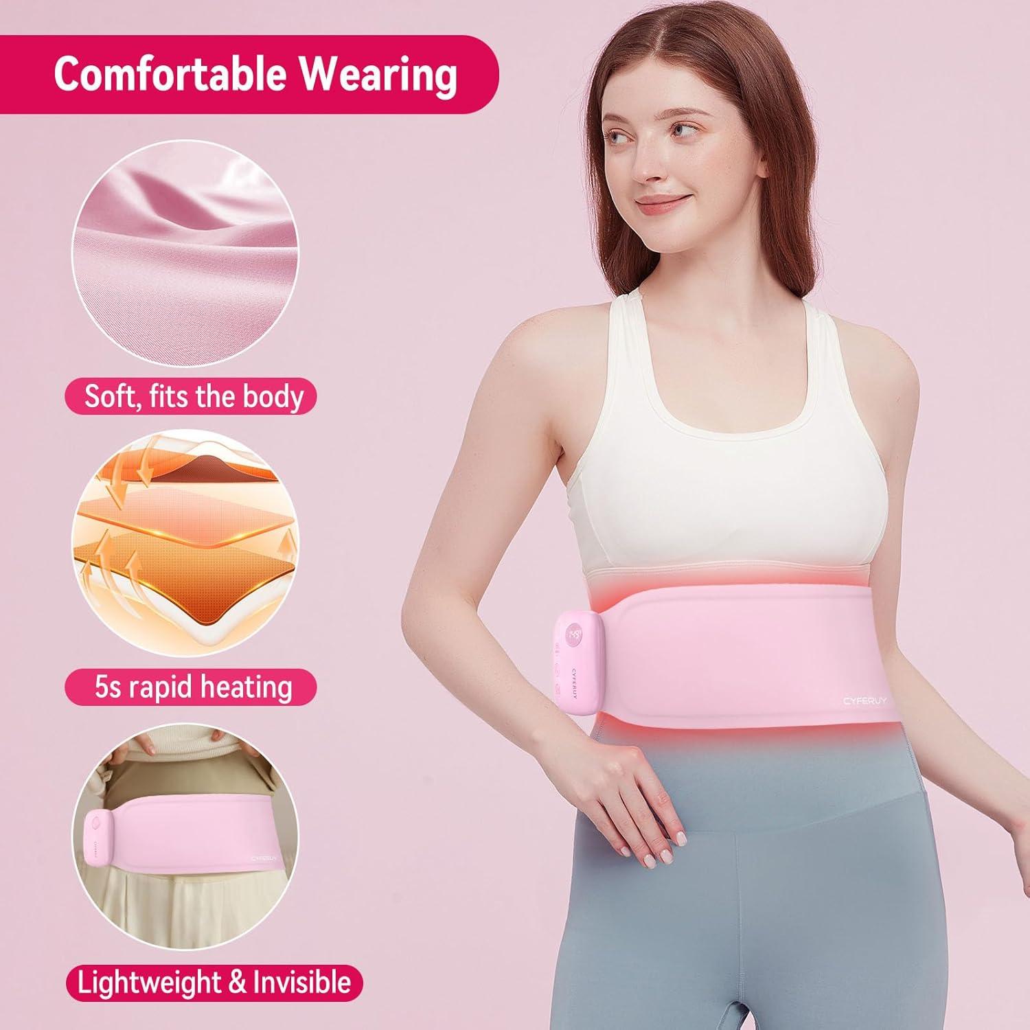 Almohadilla Calentadora Inalámbrica CYFERUY 5000mAh para Calambres Menstruales