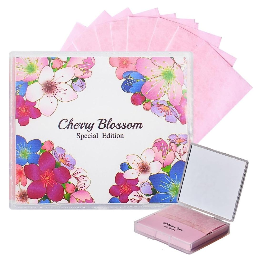 Papel Absorbente de Aceite Natural NSL 100 Contenidos Flor de Cerezo