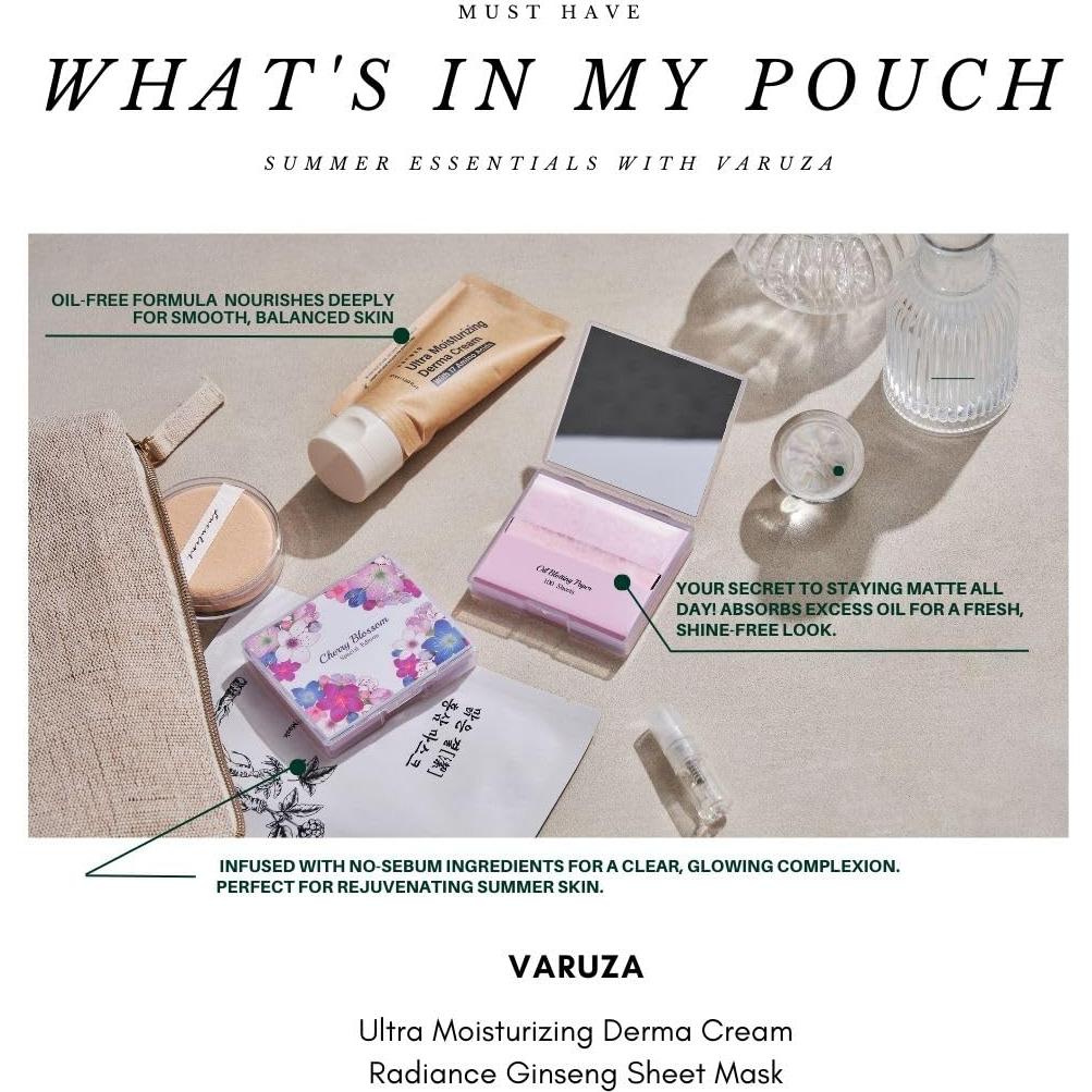 Papel Absorbente de Aceite Natural NSL 100 Contenidos Flor de Cerezo