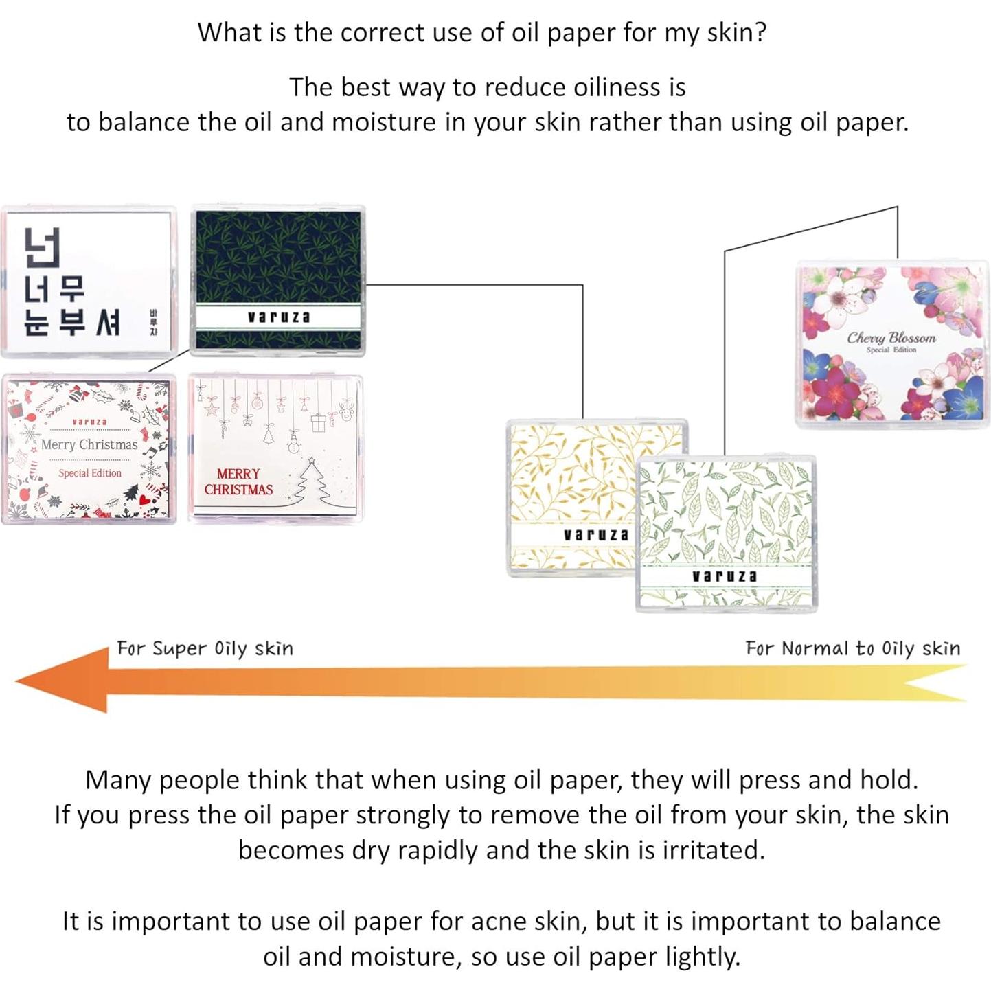 Papel Absorbente de Aceite Natural NSL 100 Contenidos Flor de Cerezo