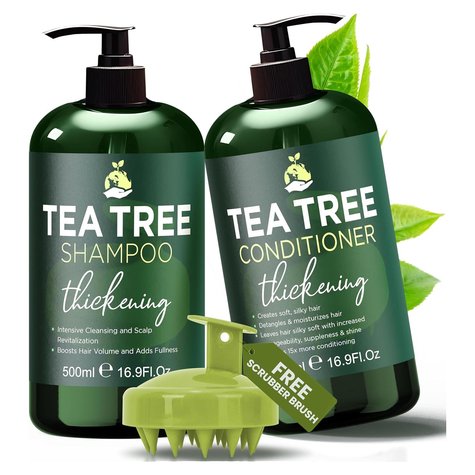 Conjunto de Champú y Acondicionador Terramed 500ml - Árbol de Té