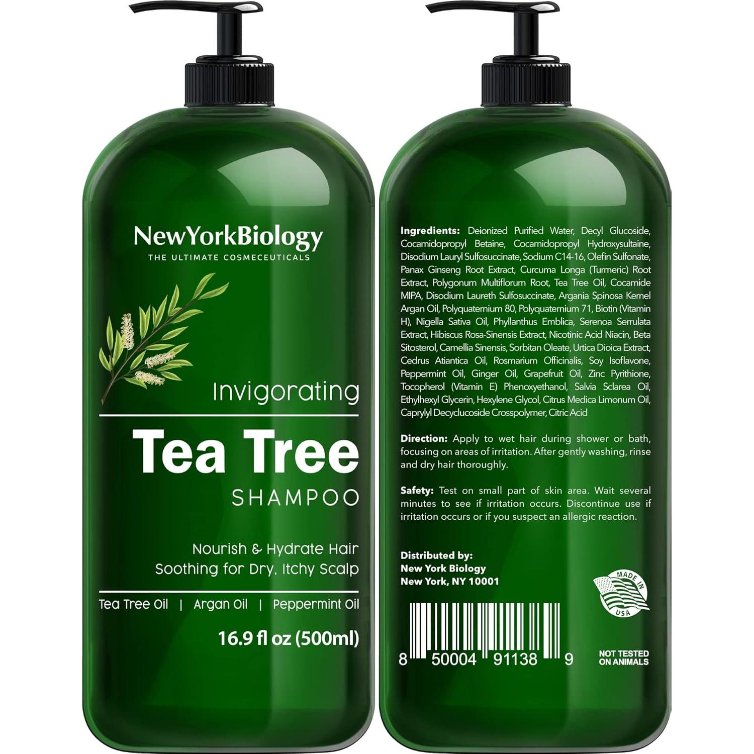 Juego de Champú y Acondicionador Árbol de Té Nueva York 500ml