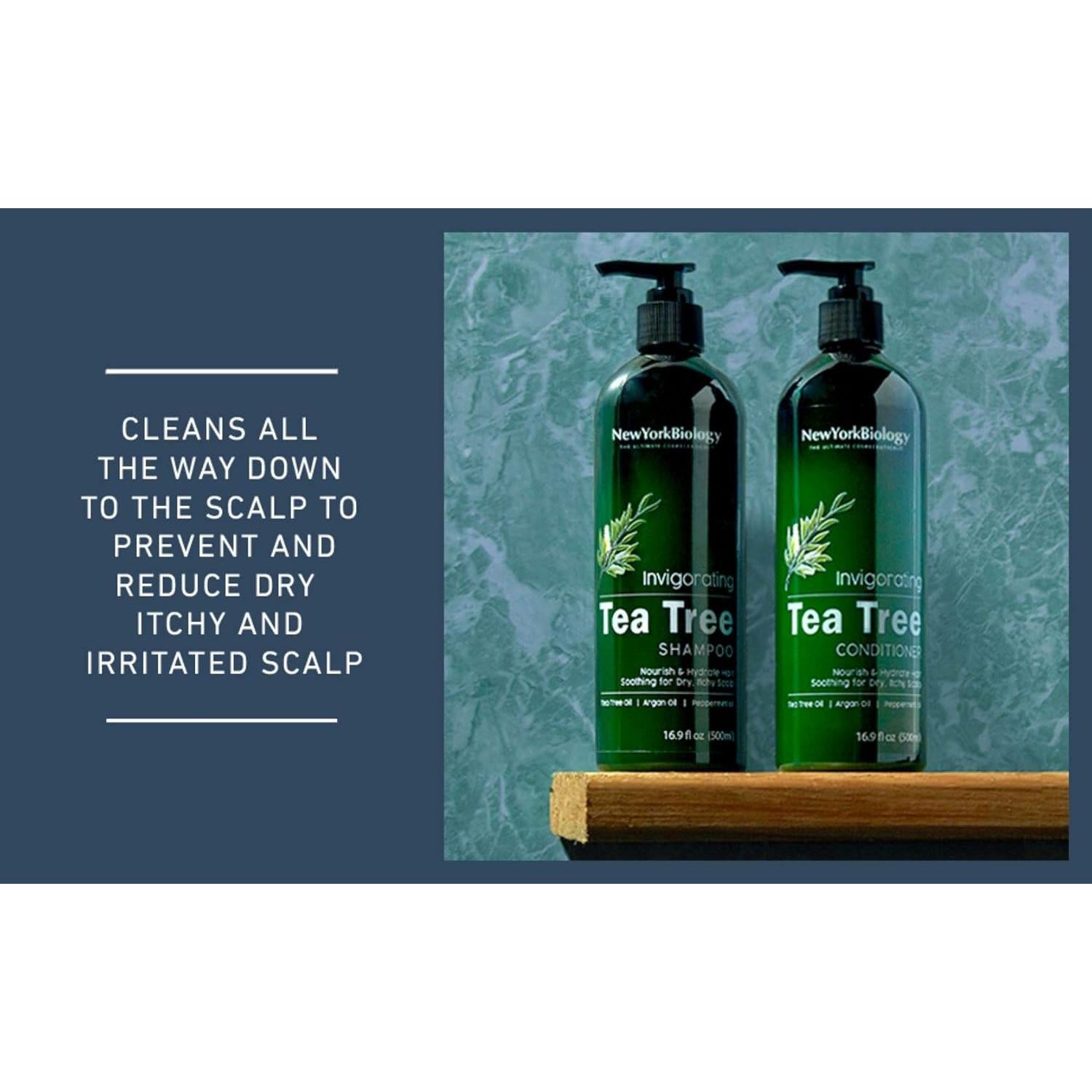 Juego de Champú y Acondicionador Árbol de Té Nueva York 500ml