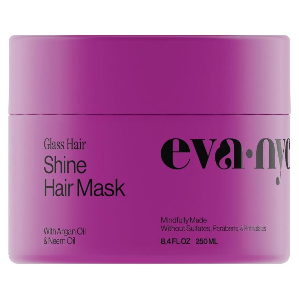 Mascarilla Antifrizz Eva NYC 248 ml - Brillo Espejo con Aceite de Argán