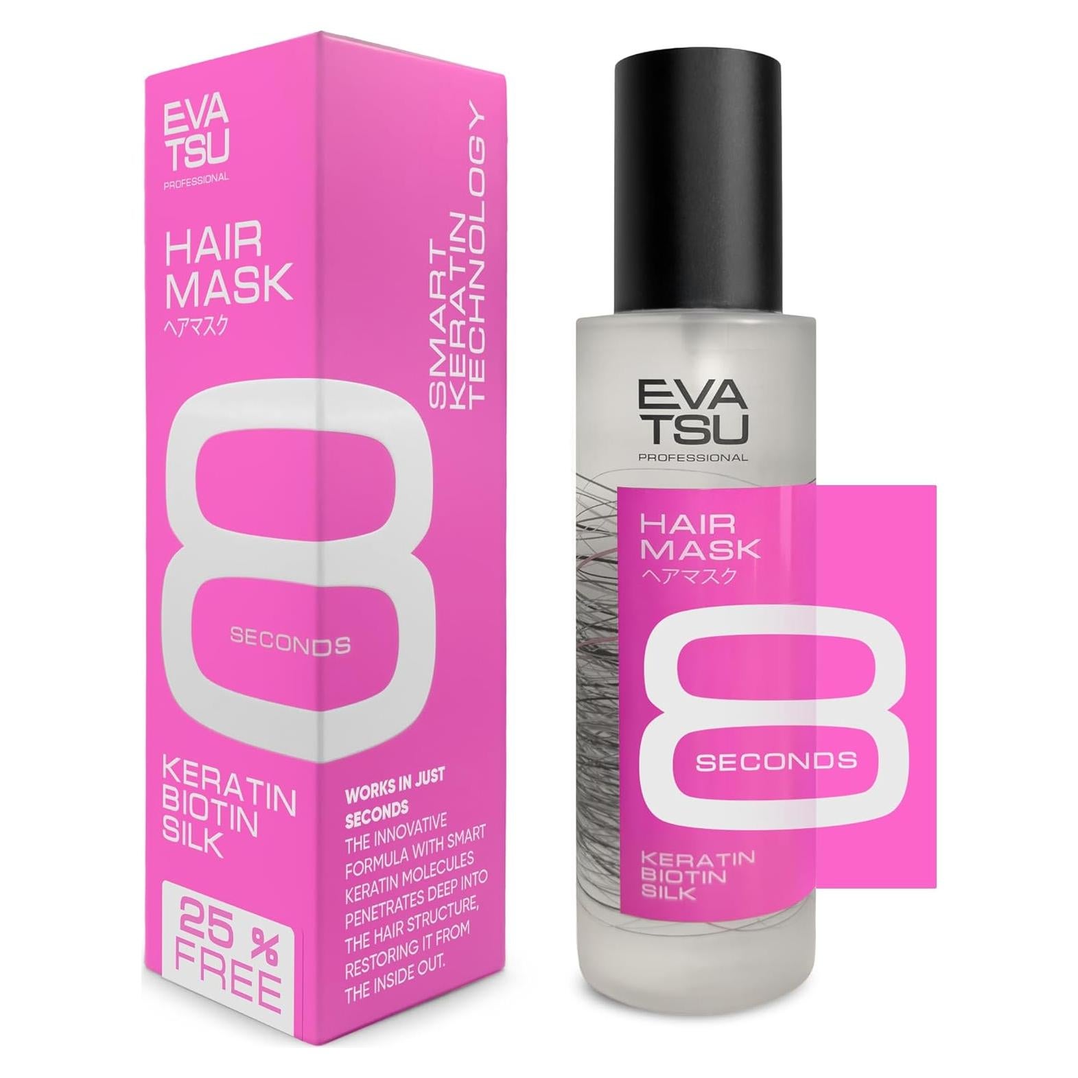 Mascarilla Hidratante Evatsu 148 ml - Queratina y Aceites Naturales