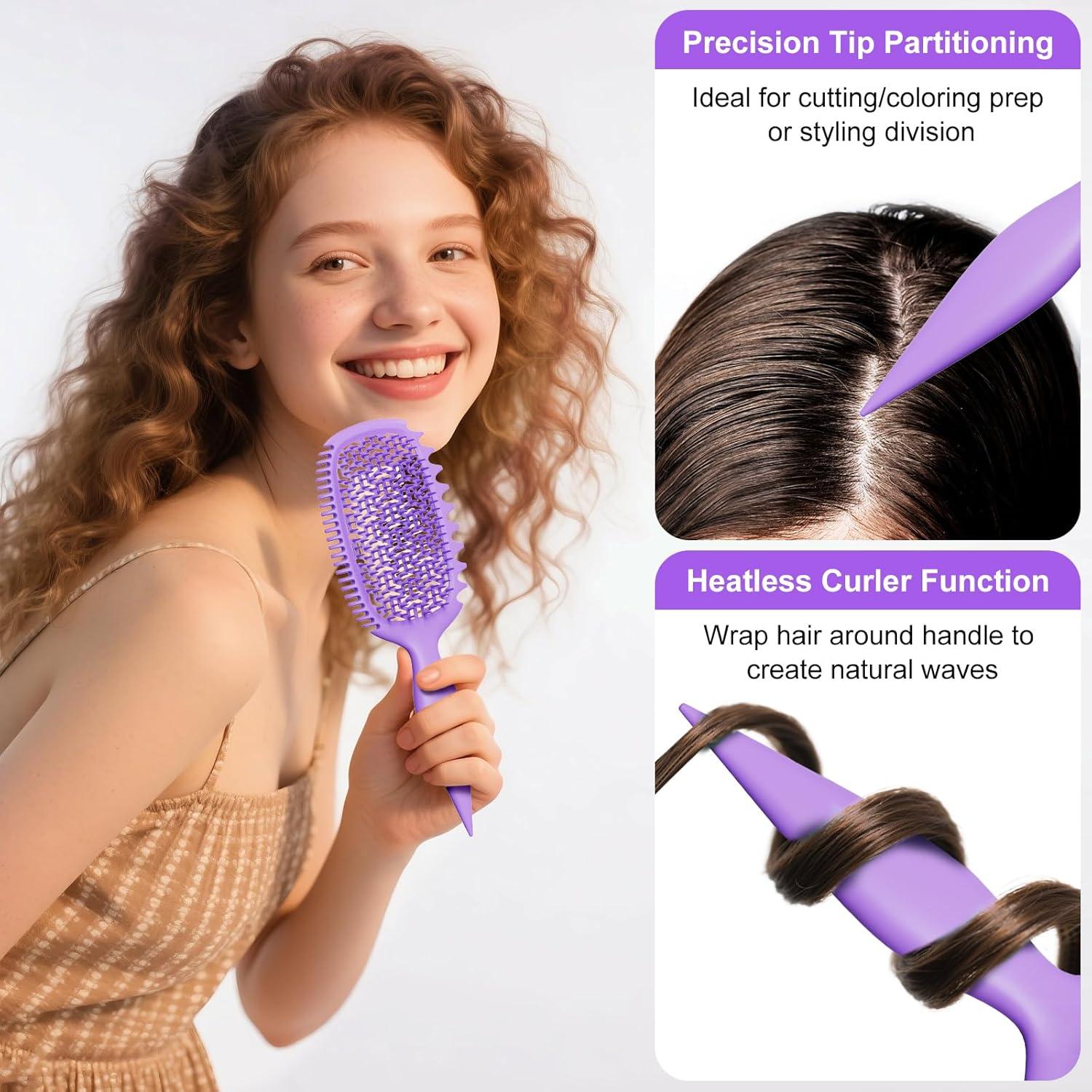 Cepillo Desenredante Doble Cara Weldilgit - Rizos Definidos