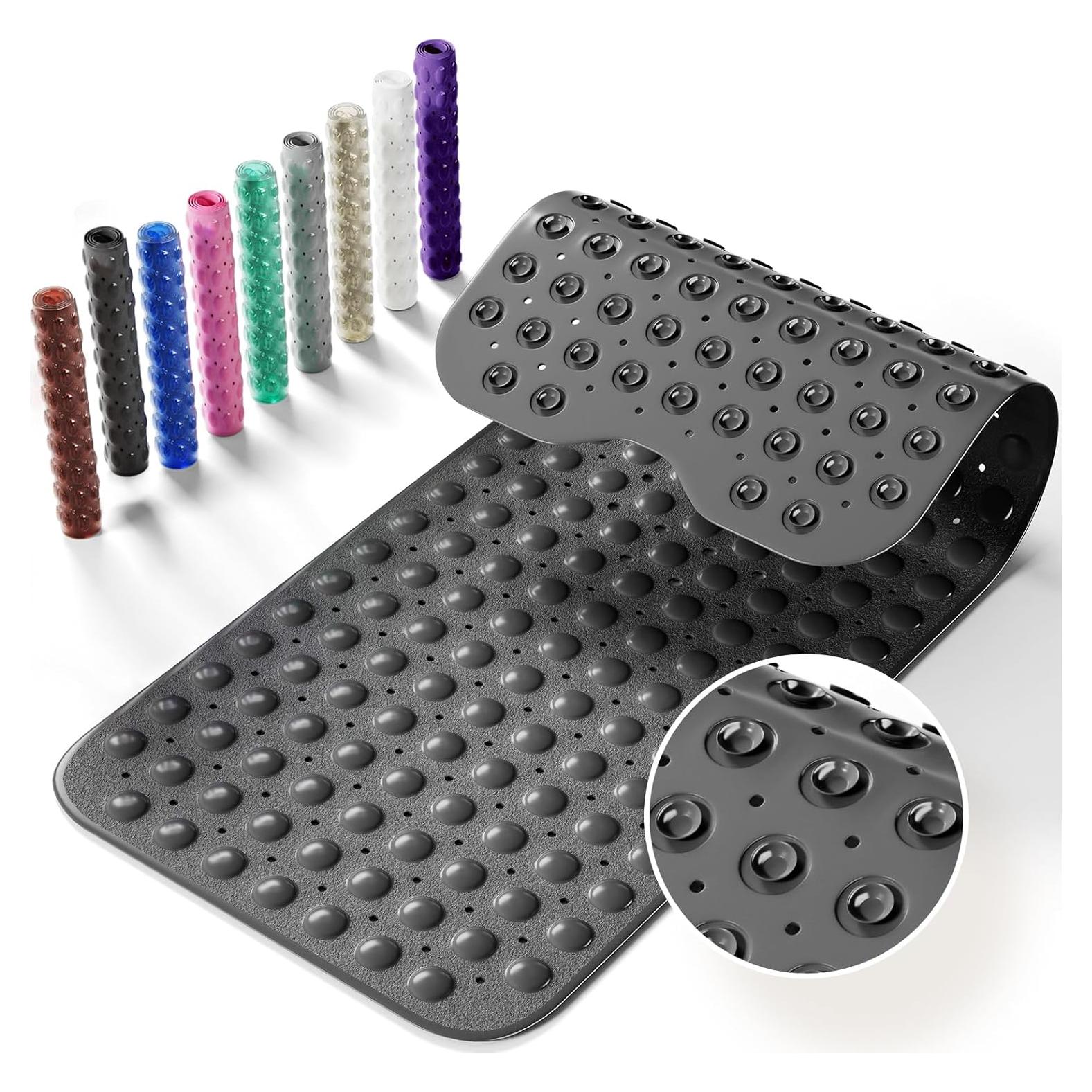 Alfombrilla Antideslizante Krussier 99x41 cm Negra Lavable