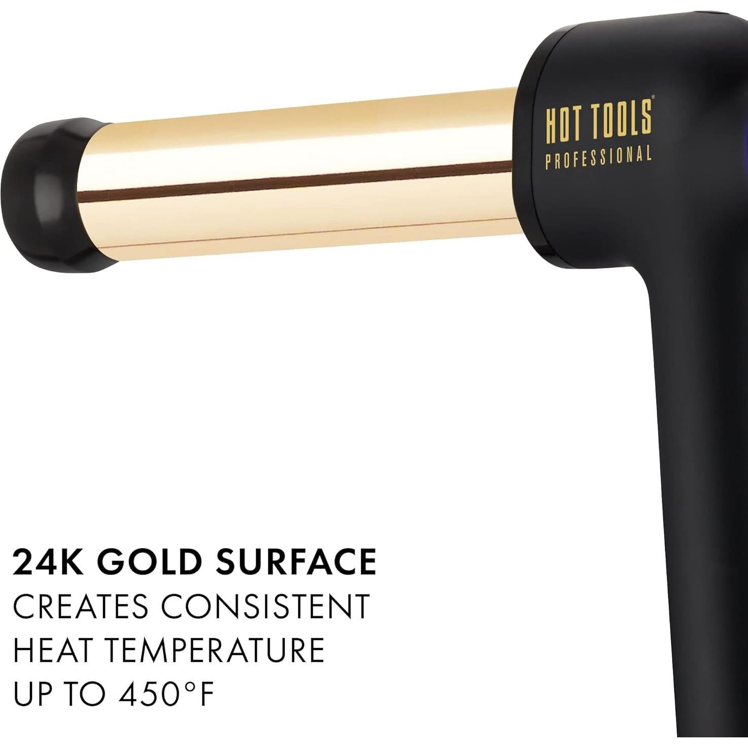 Rizador de Cabello Hot Tools Pro Artist 24K Gold 3.2 cm