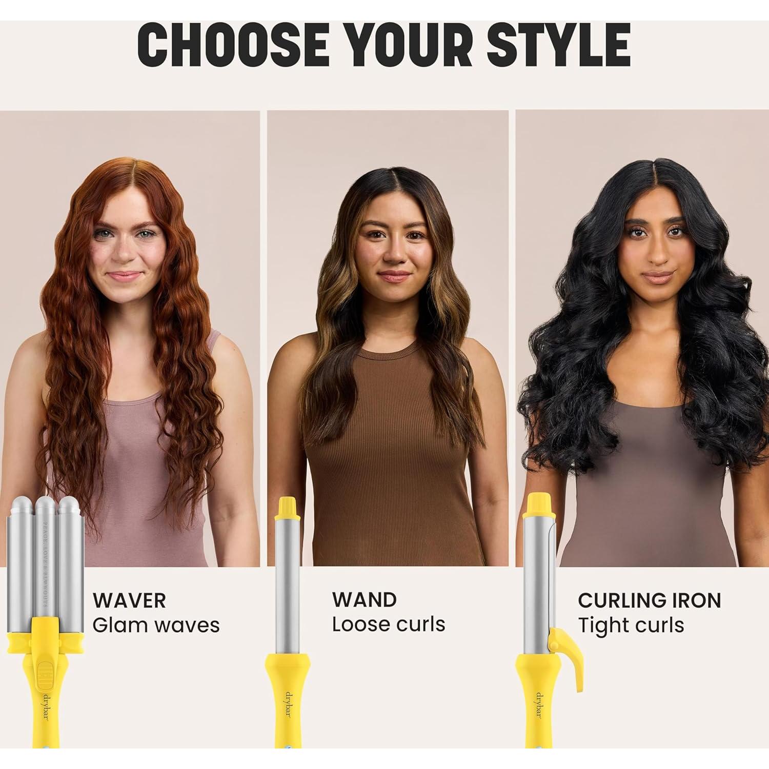 Plancha de Estilo Intercambiable Drybar - 3 Estilos, 230°C