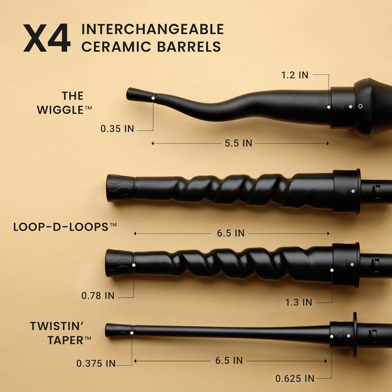 Curlsmith Varita Defrizzion para Rizos - 4 Accesorios Incluidos