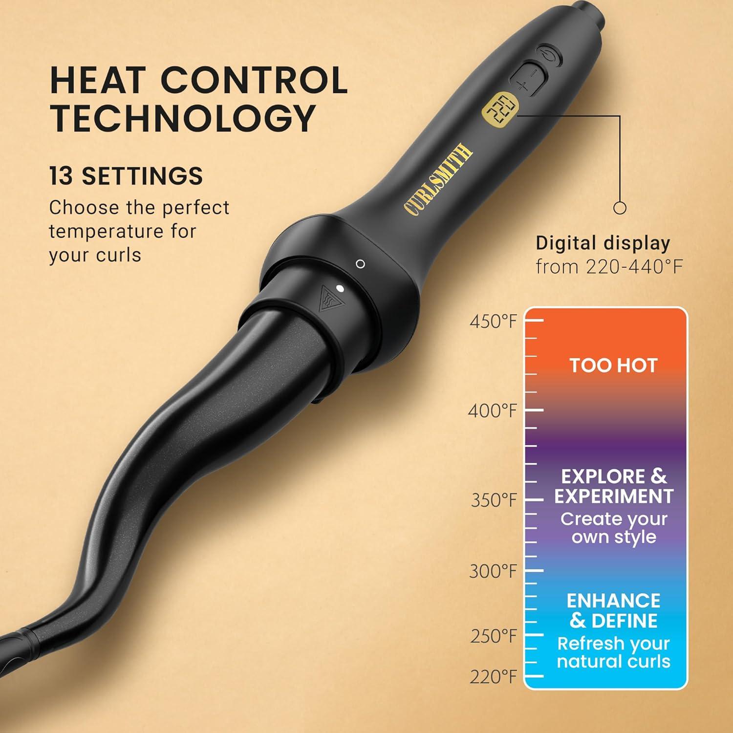 Curlsmith Varita Defrizzion para Rizos - 4 Accesorios Incluidos