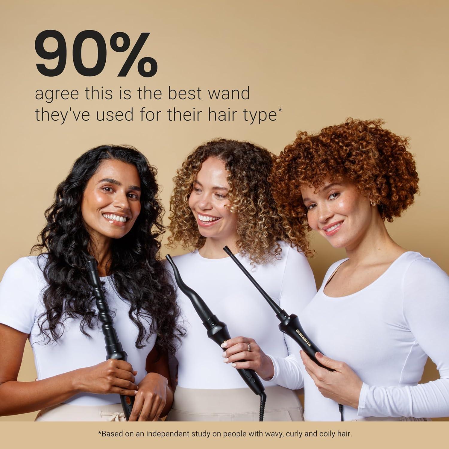 Curlsmith Varita Defrizzion para Rizos - 4 Accesorios Incluidos